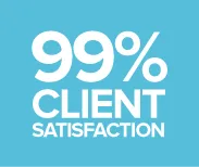 99% client satisfaction